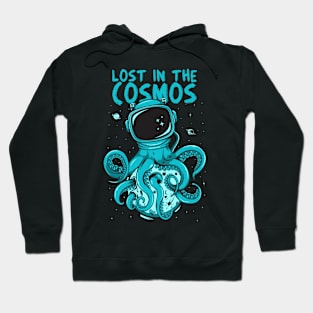 Astronaut Octopus Design  Lost in the Cosmos Hoodie